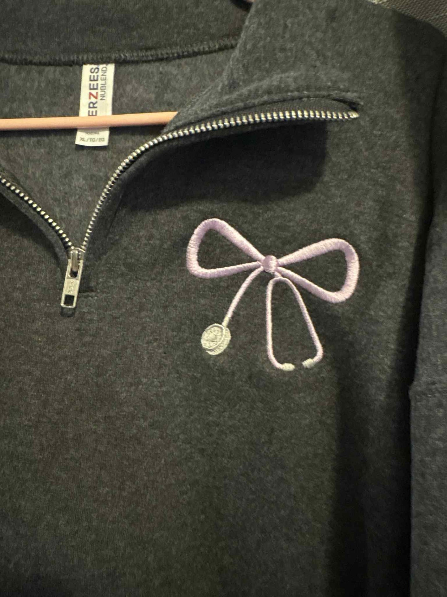 Heart Stethoscope 1/4 Zip