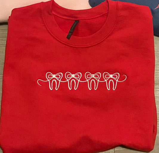 Dental w/ Bow Crewneck