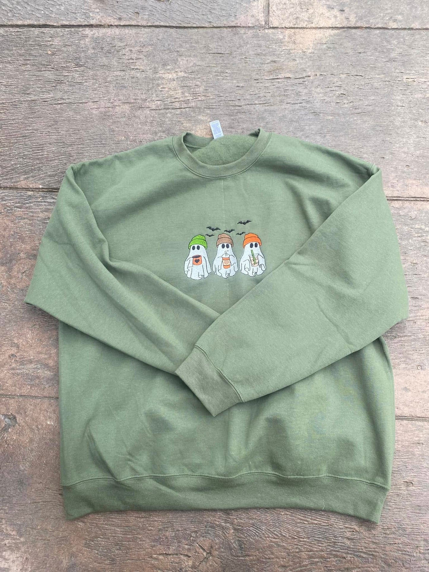 Coffee + Ghost Crewneck