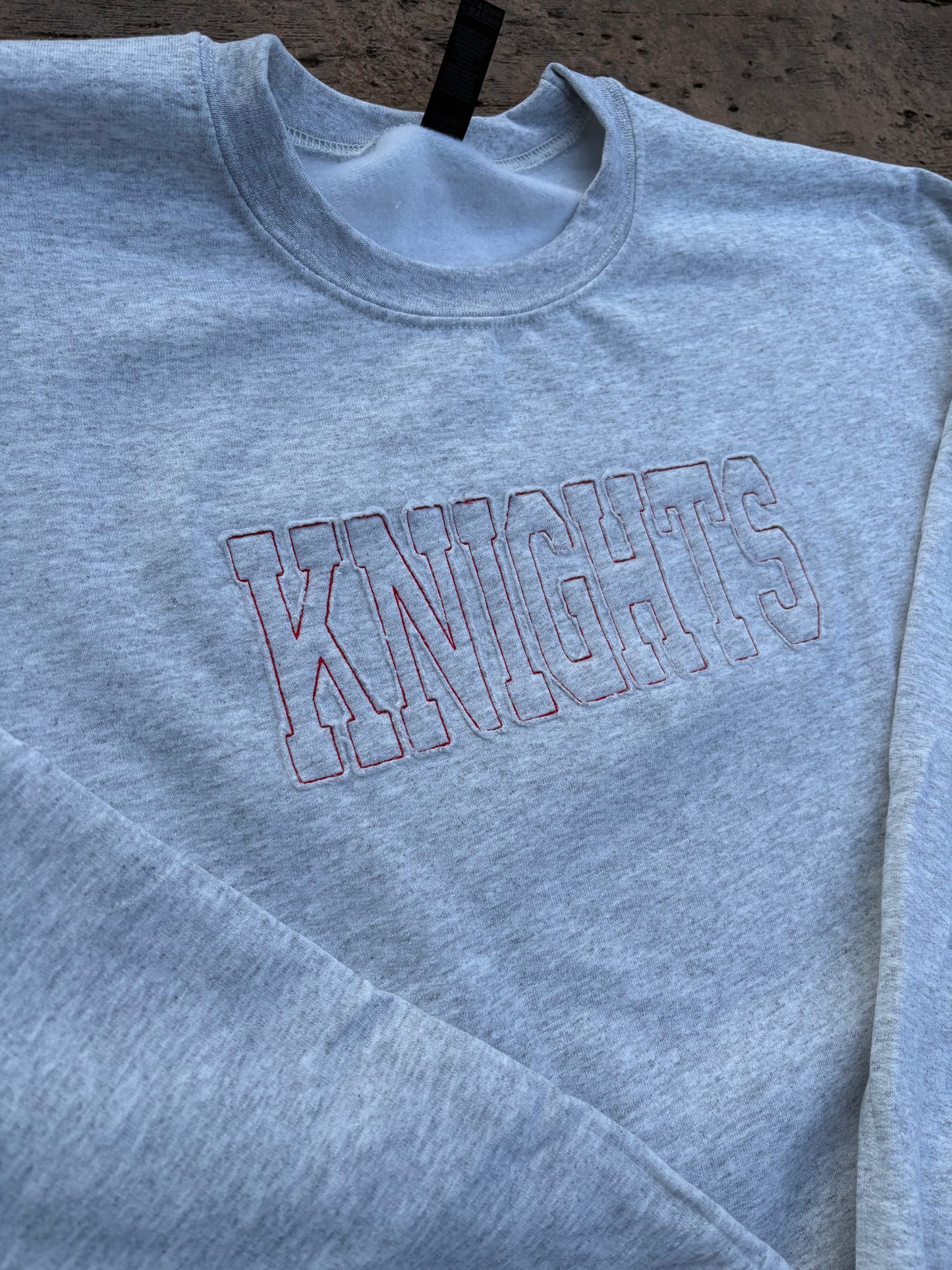 Distressed Sports Team Crewneck