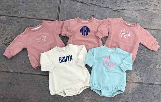 Preorder : Custom Baby Bubble Romper