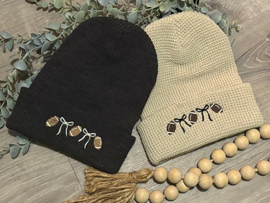 Football/Bow Beanie
