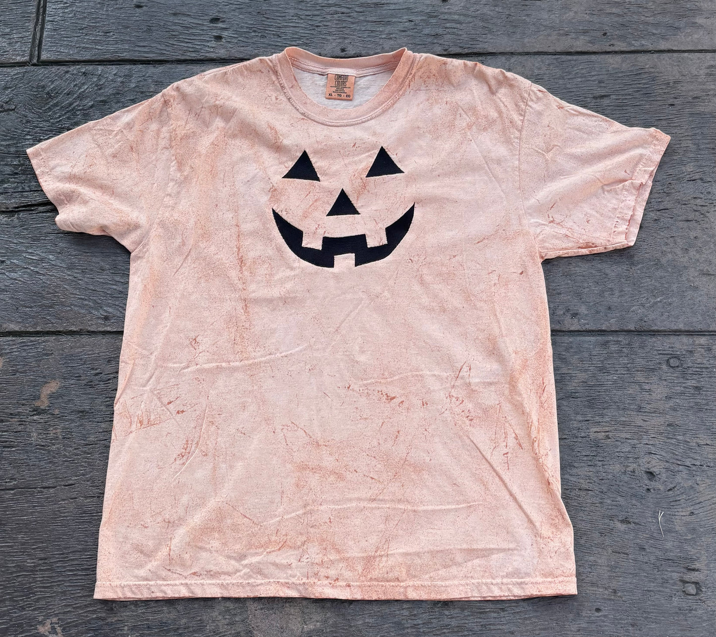 Pumpkin Acid Washed T-Shirt