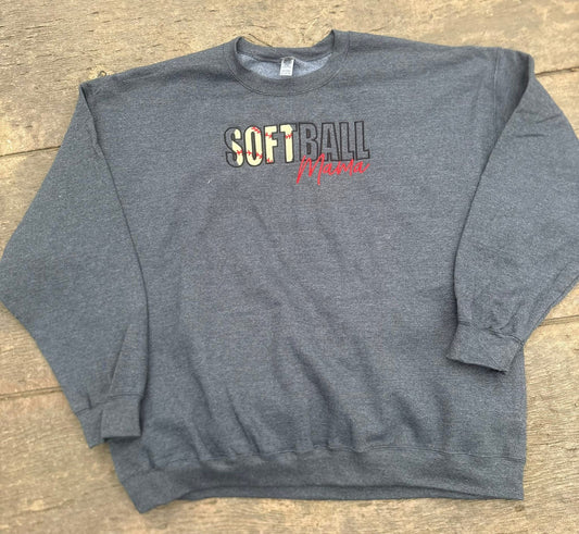 “Softball MAMA” Crewneck!!