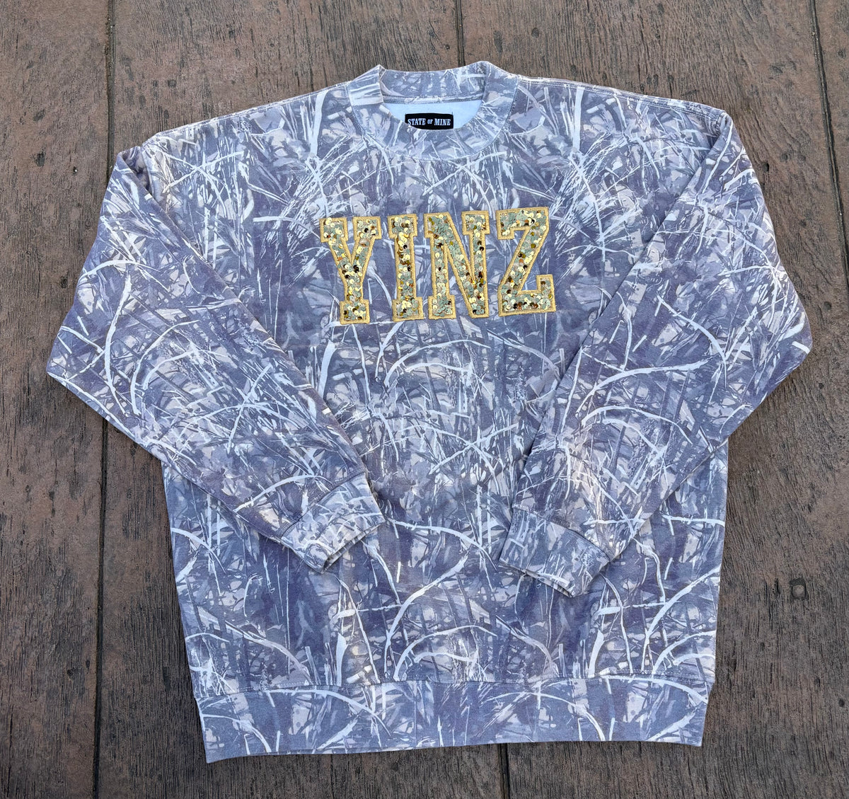 Camo YINZ Crewneck/Sweatshirt