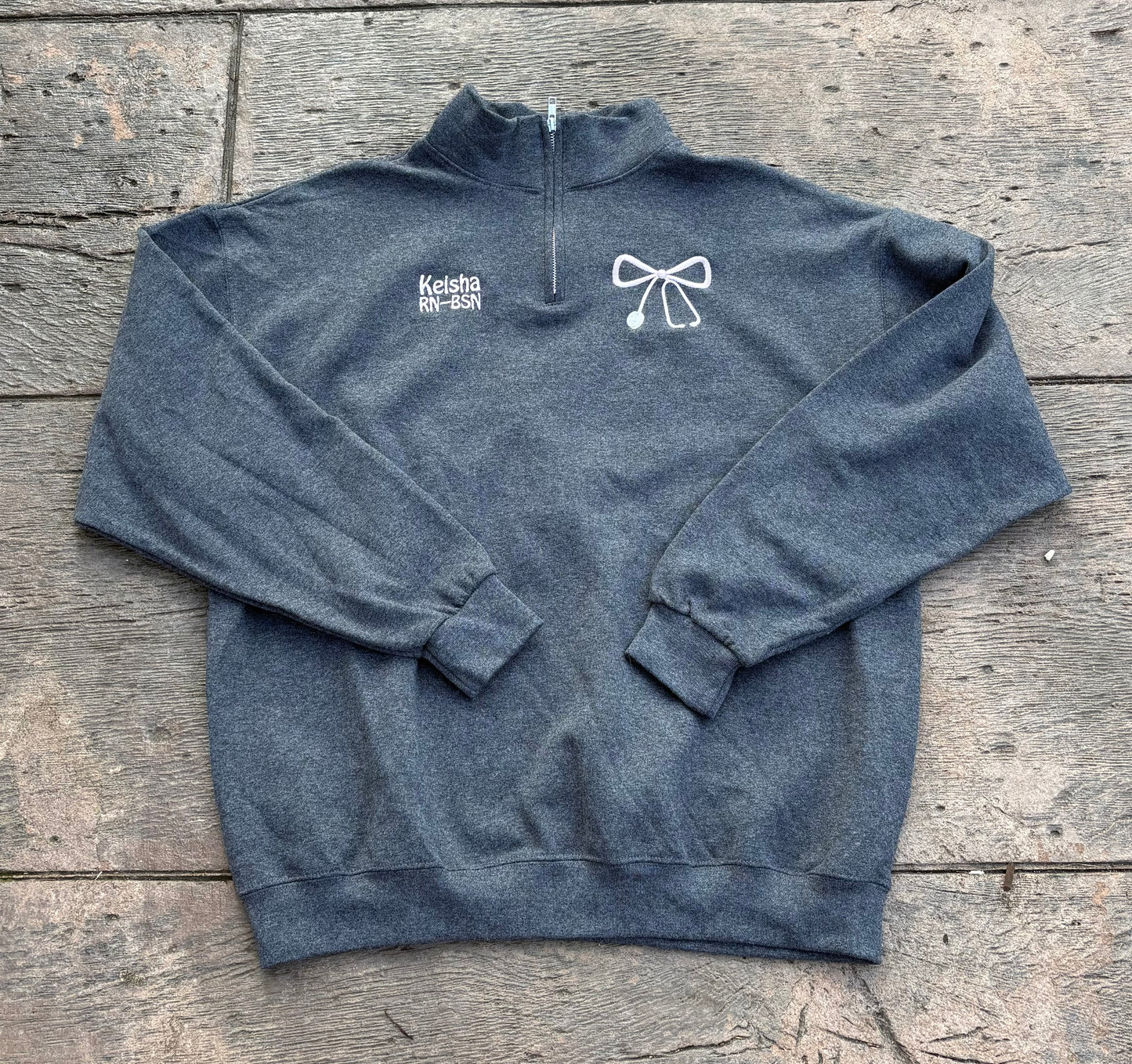 Heart Stethoscope 1/4 Zip