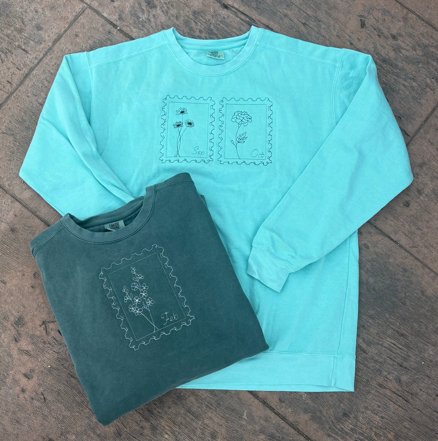 Birth Month Stamp — Crewneck (up to 6 months)