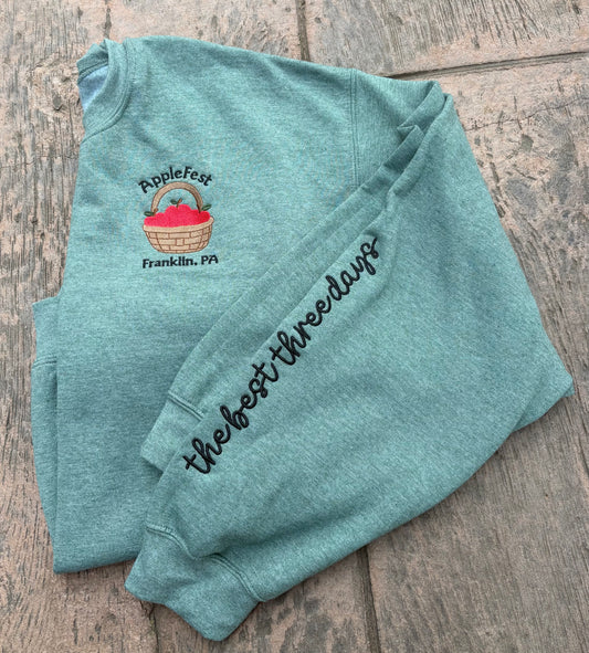 Basket of “Applefest” Crewneck