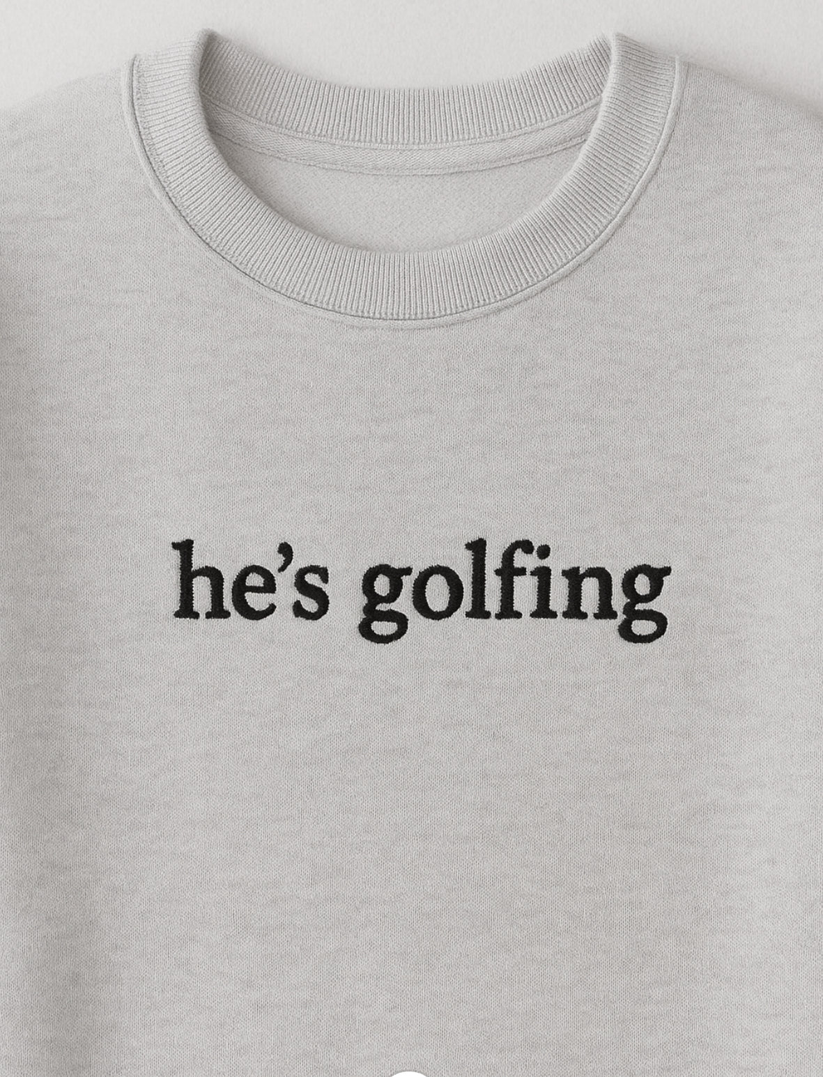 Where is ____? 🤪 *crewneck*