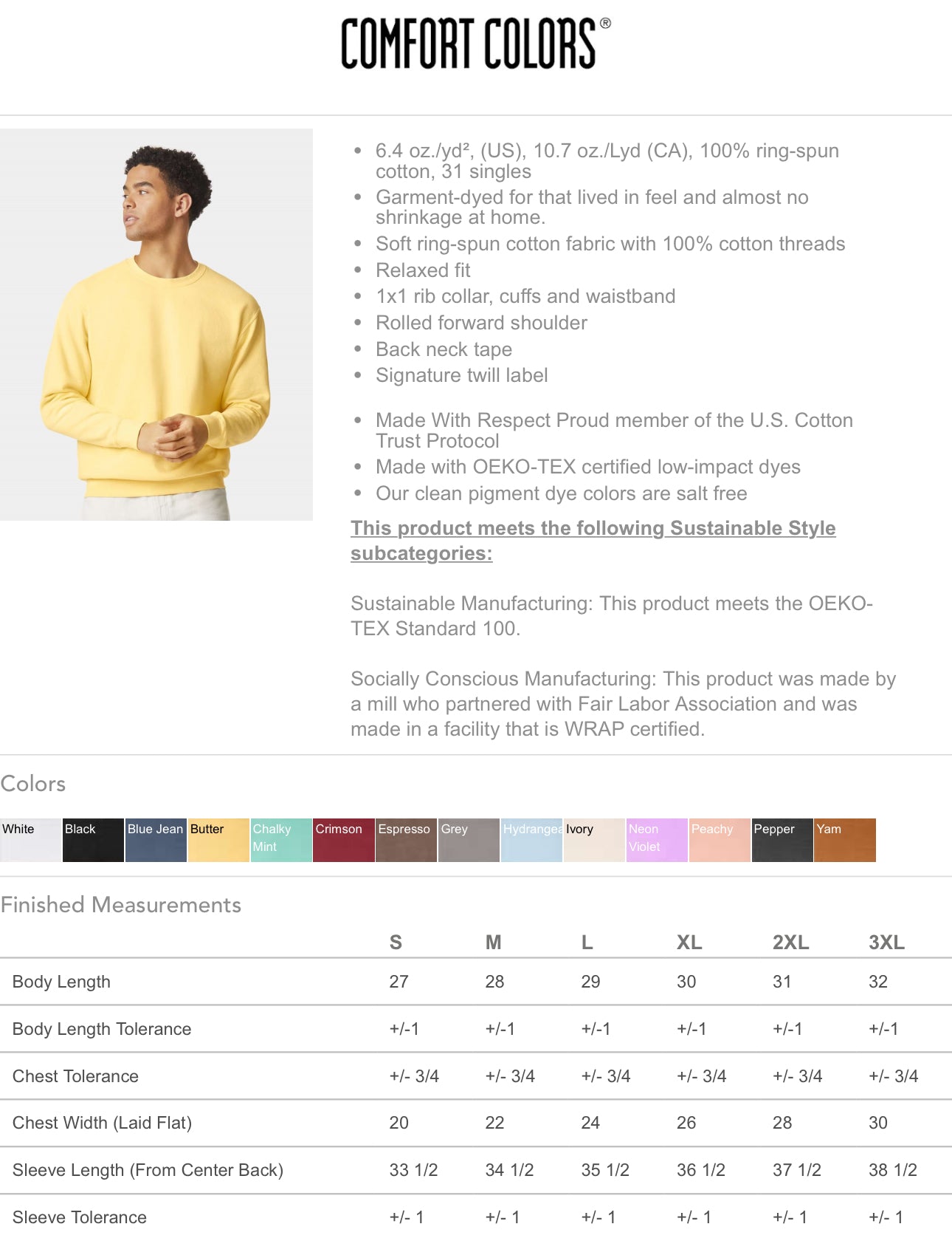 Birth Month Stamp — Crewneck (up to 6 months)