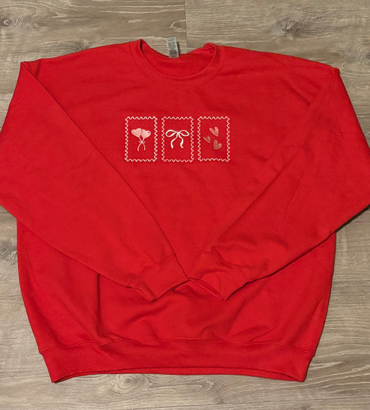 V-Day Stamp Crewneck