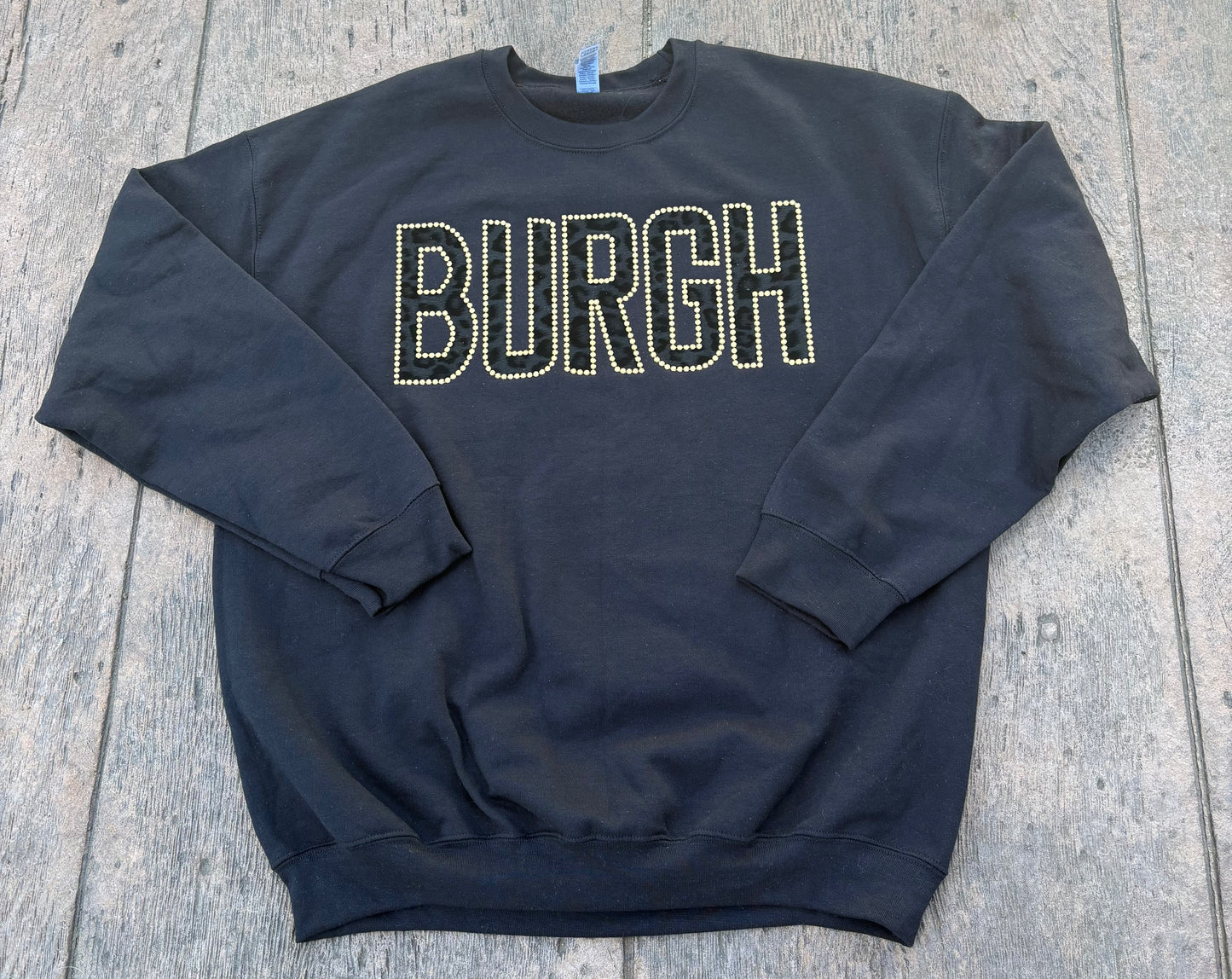 BURGH w/ Matte Black Leopard Appliqué