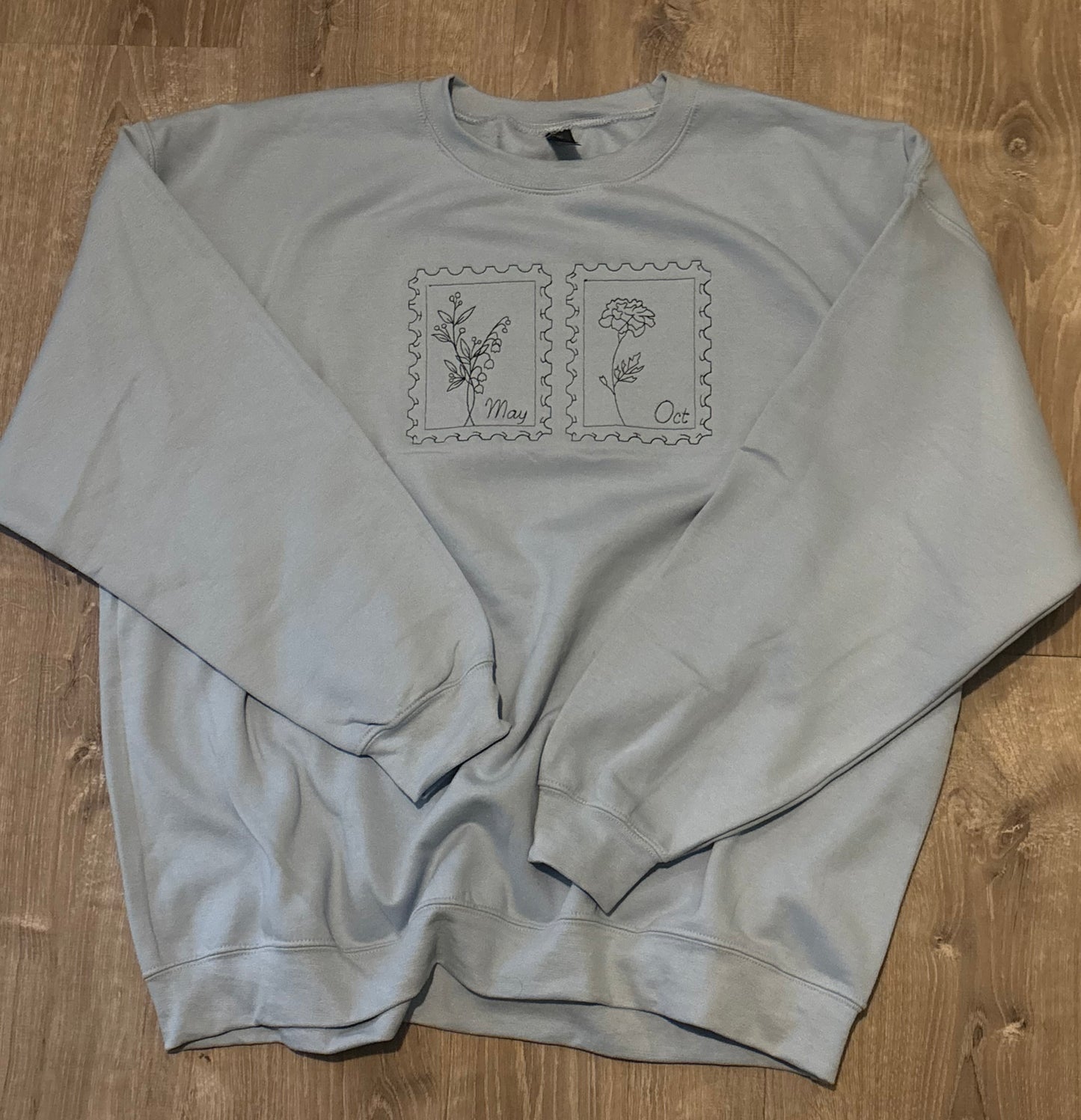 Birth Month Stamp — Crewneck (up to 6 months)