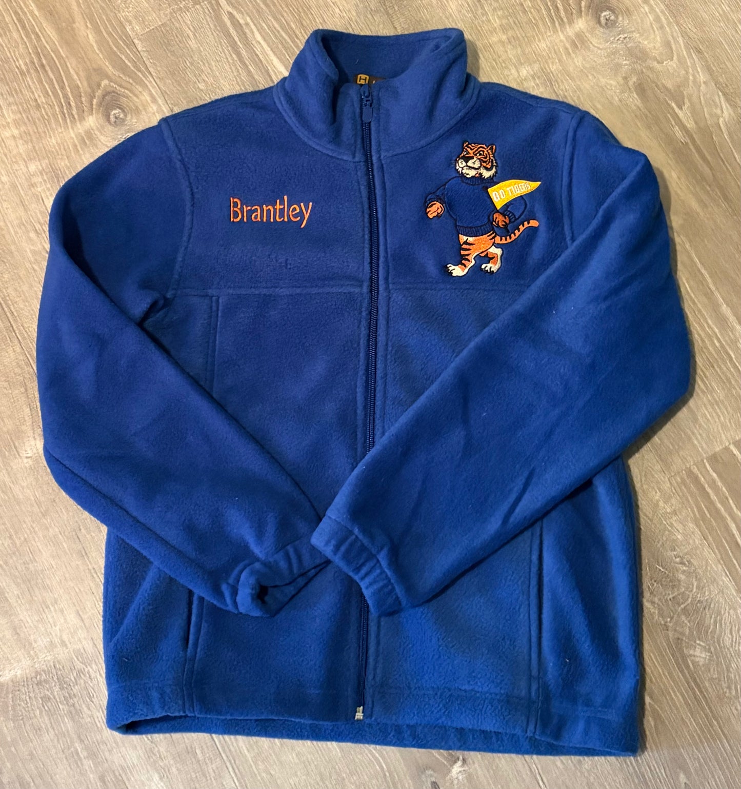 Tigers Fleece Zip Jacket w/ Name