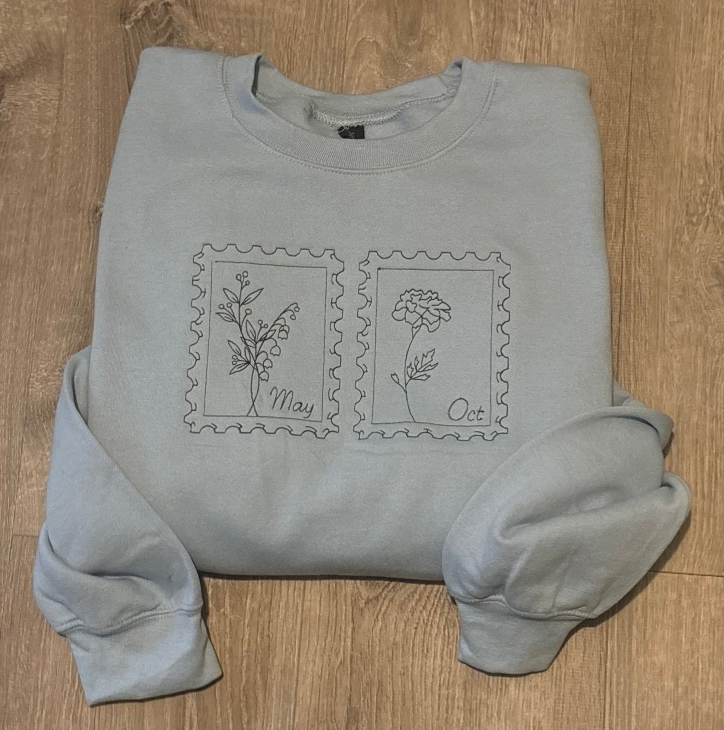 Birth Month Stamp — Crewneck (up to 6 months)