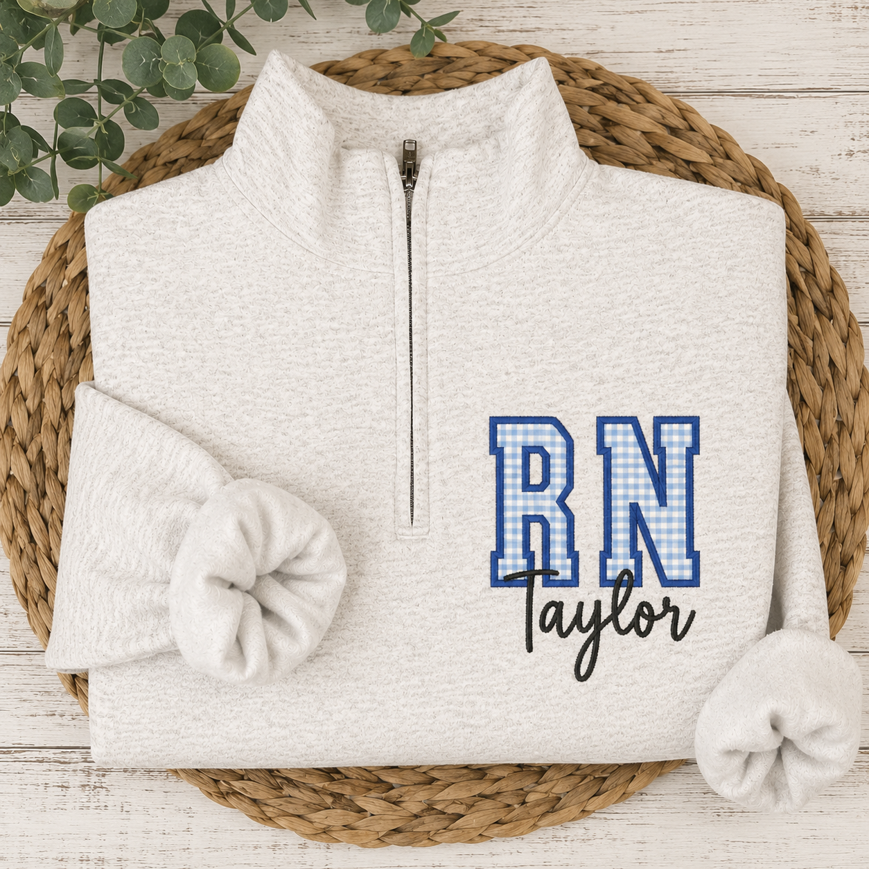 Mystery “Title” Appliqué 1/4 Zips