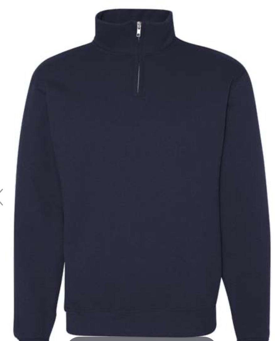 Gingham Pumpkin 1/4 Zip