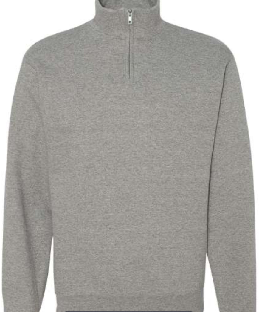 Gingham Pumpkin 1/4 Zip