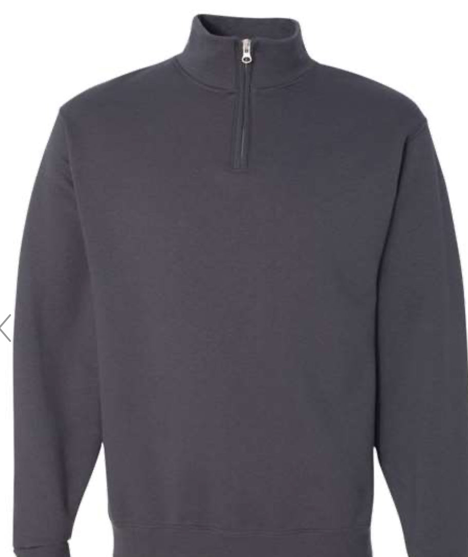 Gingham Pumpkin 1/4 Zip