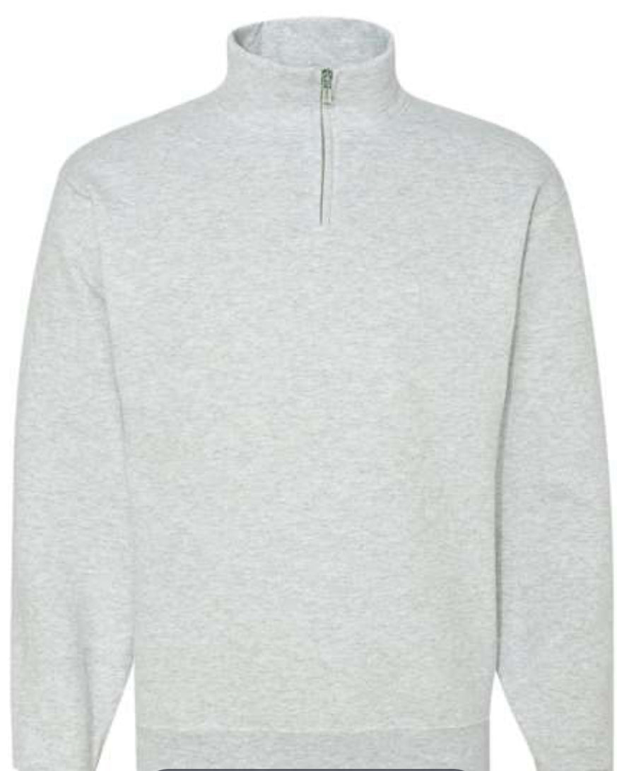 Gingham Pumpkin 1/4 Zip